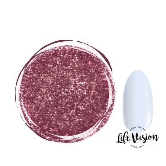 Gél lak LIFE VISION full glitter 4, 5 ml